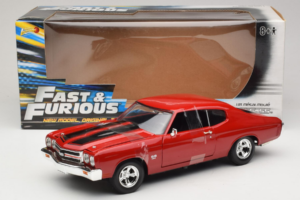 Chevrolet Chevelle SS Fast & Furious Червен Johnny Lightning 1:18 39578 Метал — снимка 6 от 6