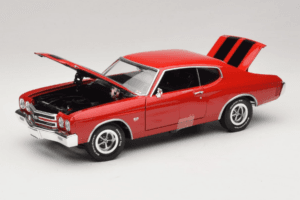 Chevrolet Chevelle SS Червен Jack Reacher Auto World 1:18 AWSS109/06 Метал — снимка 2 от 8