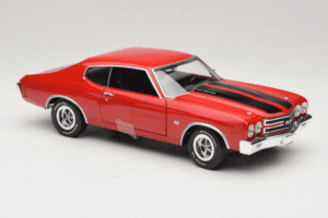 Chevrolet Chevelle SS Червен Jack Reacher Auto World 1:18 AWSS109/06 Метал — снимка 6 от 8