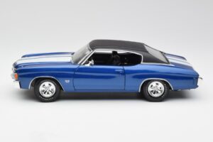 Chevrolet Chevelle SS 454 Синьо Maisto 1:18 531886 Метал — снимка 4 от 8