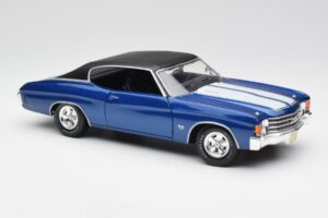 Chevrolet Chevelle SS 454 Синьо Maisto 1:18 531886 Метал — снимка 6 от 8