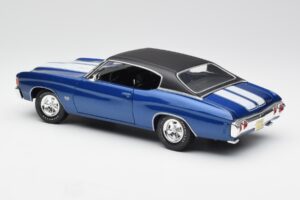 Chevrolet Chevelle SS 454 Синьо Maisto 1:18 531886 Метал — снимка 7 от 8