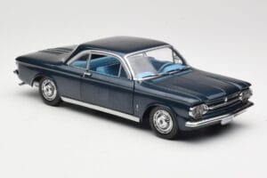 Chevrolet Corvair Тъмносин Sun Star 1:18 1482 Метал — снимка 6 от 8