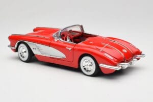 Chevrolet Corvette C1 Червен Motormax 1:18 73100TC Метал — снимка 7 от 8