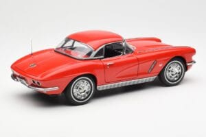 Chevrolet Corvette C1 Кабриолет Roman Червен AUTOart 1:18 71102 Метал — снимка 3 от 8