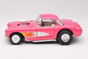 Chevrolet Corvette C1 Gasser Розов Road Legends 1:18 92019-R1 Метал — снимка 4 от 8