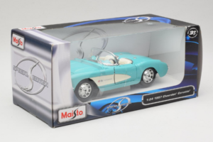 Chevrolet Corvette C1 Ментово Зелено Maisto 1:24 31275 Метал — снимка 2 от 3
