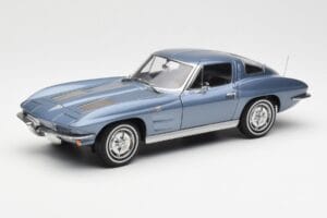 Chevrolet Corvette C2 Синьосив Металик AUTOart 1:18 71182 Метал
