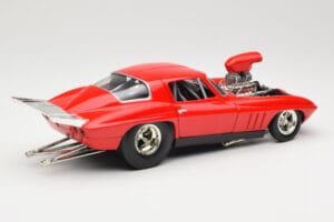 Chevrolet Corvette C3 Dragster Червен Hot Wheels 1:18 29226 Метал — снимка 3 от 8
