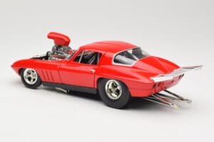 Chevrolet Corvette C3 Dragster Червен Hot Wheels 1:18 29226 Метал — снимка 7 от 8