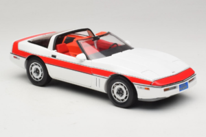 Chevrolet Corvette C4 A-Team Бял GreenLight 1:18 13532 Метал — снимка 6 от 8