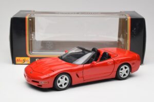 Chevrolet Corvette C5 Кабриолет Torch Червен Maisto 1:18 50318 Метал — снимка 8 от 8