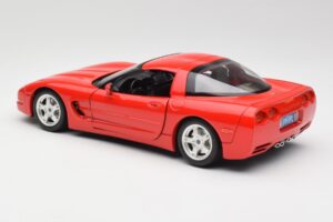 Chevrolet Corvette C5 Червен Bburago 1:18 3066 Метал — снимка 7 от 8