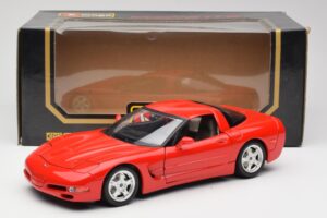 Chevrolet Corvette C5 Червен Bburago 1:18 3066 Метал — снимка 8 от 8