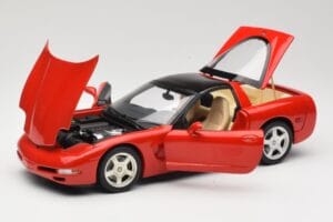 Chevrolet Corvette C5 Targa Червен UT Models 1:18 21001 Метал — снимка 2 от 8