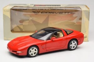 Chevrolet Corvette C5 Targa Червен UT Models 1:18 21001 Метал — снимка 8 от 8