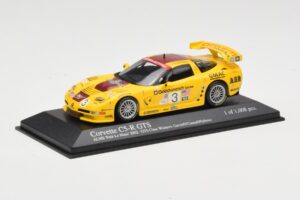 Chevrolet Corvette C5-R #3 R. Fellows / J. O'Connell / O. Gavin ALMS Petit Le Mans 2002 Minichamps 1:43 400021493 Метал — снимка 2 от 4