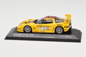 Chevrolet Corvette C5-R #3 R. Fellows / J. O'Connell / O. Gavin ALMS Petit Le Mans 2002 Minichamps 1:43 400021493 Метал