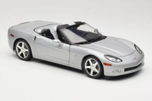 Chevrolet Corvette C6 Кабриолет Сребрист Hot Wheels 1:18 B6052 Метал — снимка 6 от 8