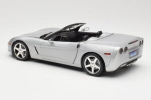 Chevrolet Corvette C6 Кабриолет Сребрист Hot Wheels 1:18 B6052 Метал — снимка 7 от 8
