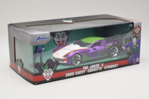 Chevrolet Corvette C6 Stingray The Joker With Figure Jada 1:24 253255020 Метал — снимка 2 от 3