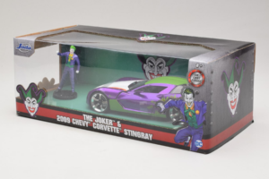 Chevrolet Corvette C6 Stingray The Joker With Figure Jada 1:24 253255020 Метал — снимка 3 от 3