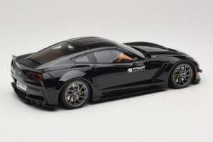 Chevrolet Corvette C7 Prior Design Черен GT Spirit 1:18 GT249 Смола — снимка 2 от 6