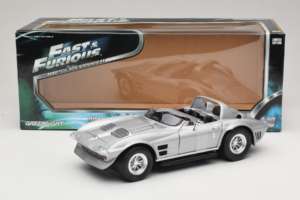 Chevrolet Corvette Grand Sport Сребърен Fast & Furious Greenlight 1:18 12842 Метал — снимка 6 от 6