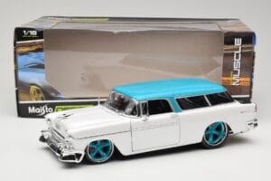 Chevrolet Nomad Бял Maisto 1:18 32613 Метал — снимка 8 от 8