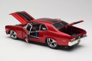 Chevrolet Nova SS Coupe Червен Maisto 1:18 31083-M1 Метал — снимка 5 от 8