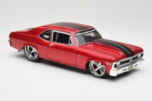 Chevrolet Nova SS Coupe Червен Maisto 1:18 31083-M1 Метал — снимка 6 от 8