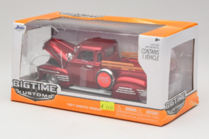 Chevrolet Pickup Bigtime Kustoms Червен Jada 1:24 96802 Метал — снимка 3 от 3
