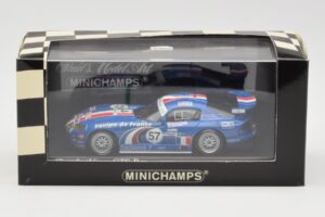 Dodge Viper GTS-R #57 Terrien / Cochet / Dayraut Le Mans 24 Hours 2001 Minichamps 1:43 400011457 Метал — снимка 4 от 4