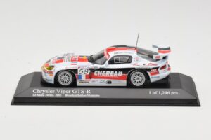 Dodge Viper GTS-R #58 C. Bouchut / Belloc / Monteiro Le Mans 24 Hours 2001 Minichamps 1:43 400011458 Метал