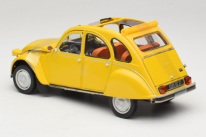 Citroen 2CV 6 Club Mimosa Yellow Norev 1:18 181496 Метал — снимка 5 от 6