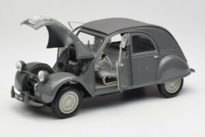 Citroen 2CV A Сив Tchibo 1:18 49418 Метал — снимка 2 от 8