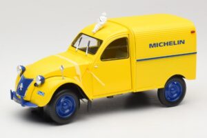 Citroen 2CV Fourgonnette Michelin Bibendum Norev 1:18 181502 Метал