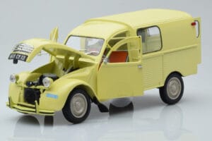 Citroen 2CV Furgonette AK350 Pastis Жълт Norev 1:18 181488 Метал — снимка 2 от 8