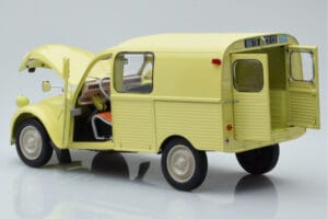 Citroen 2CV Furgonette AK350 Pastis Жълт Norev 1:18 181488 Метал — снимка 5 от 8