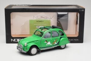 Citroen 2CV Зелен Norev 1:18 181513 Метал — снимка 8 от 8