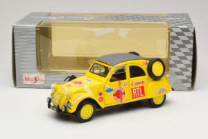 Citroen 2CV Rally Жълт Maisto 1:18 56032 Метал — снимка 6 от 6