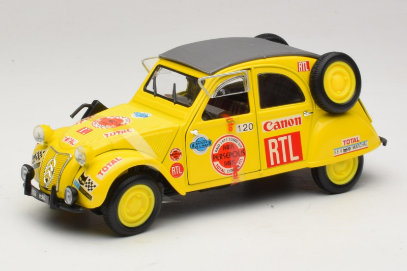 Citroen 2CV Rally Жълт Maisto 1:18 56032 Метал