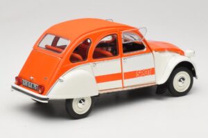Citroen 2CV Spot Оранжев & Бял Solido 1:18 421183600 Метал — снимка 3 от 8