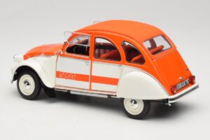 Citroen 2CV Spot Оранжев & Бял Solido 1:18 421183600 Метал — снимка 7 от 8