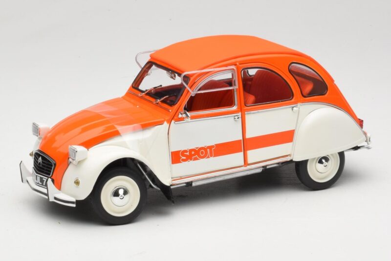 Citroen 2CV Spot Оранжев & Бял Solido 1:18 421183600 Метал