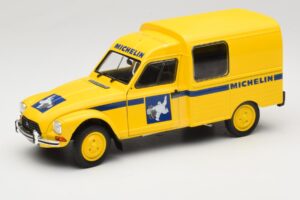 Citroen Acadiane Michelin Жълт Solido 1:18 S1800406 Метал