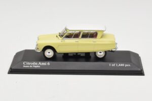Citroen Ami 6 Жълт Бял Minichamps 1:43 400111661 Метал