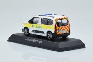Citroen Berlingo Ambulance SAMU Бяло Жълто Norev 1:43 155769 Метал — снимка 3 от 4