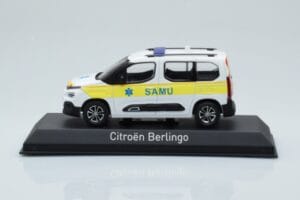 Citroen Berlingo Ambulance SAMU Бяло Жълто Norev 1:43 155769 Метал