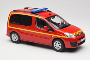 Citroen Berlingo II Pompiers Червен Norev 1:18 181641 Метал — снимка 4 от 6